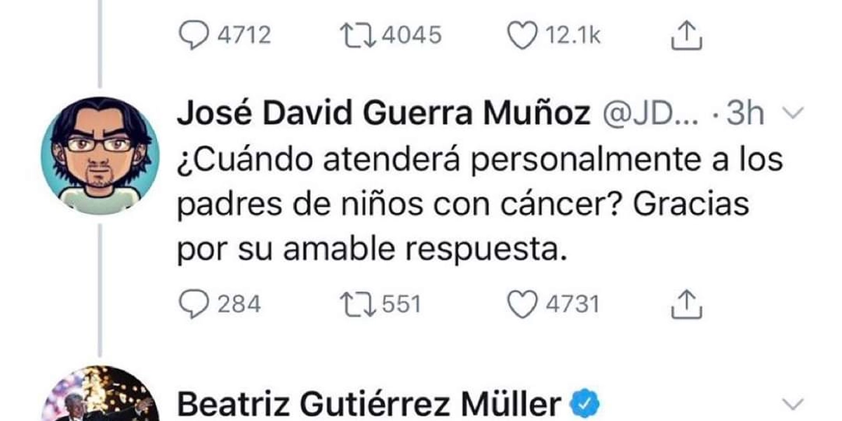 La esposa del presidente de México agita tormenta de Twitter con comentarios sobre niños con cáncer