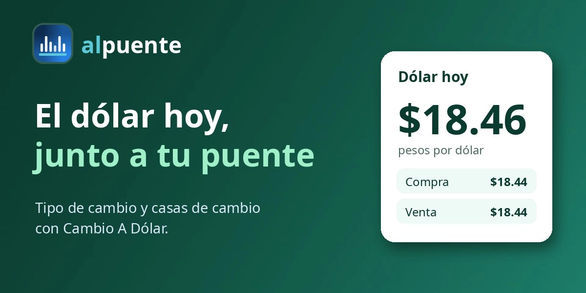 Precio del dólar hoy en pesos, con compra y venta, junto a los tiempos de espera de Al Puente