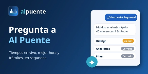 Pregunta a Al Puente: el asistente que te dice cómo está la fila y qué papeles necesitas