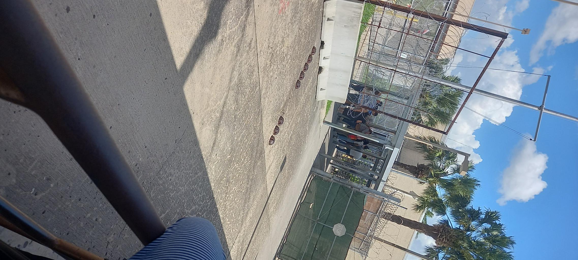 Fila del puente nuevo poca gente de monedas para cruzar esta libre solo hay poca gente para pasar en audanas en carro hay más fila es más tardado